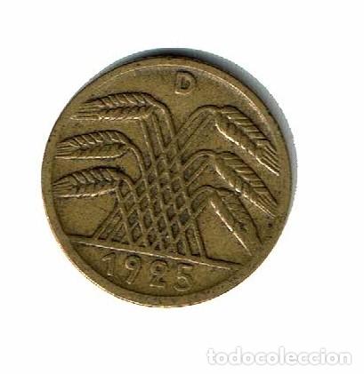 Monedas antiguas de Europa: ALEMANIA 5 PFENNIG 1925 D -