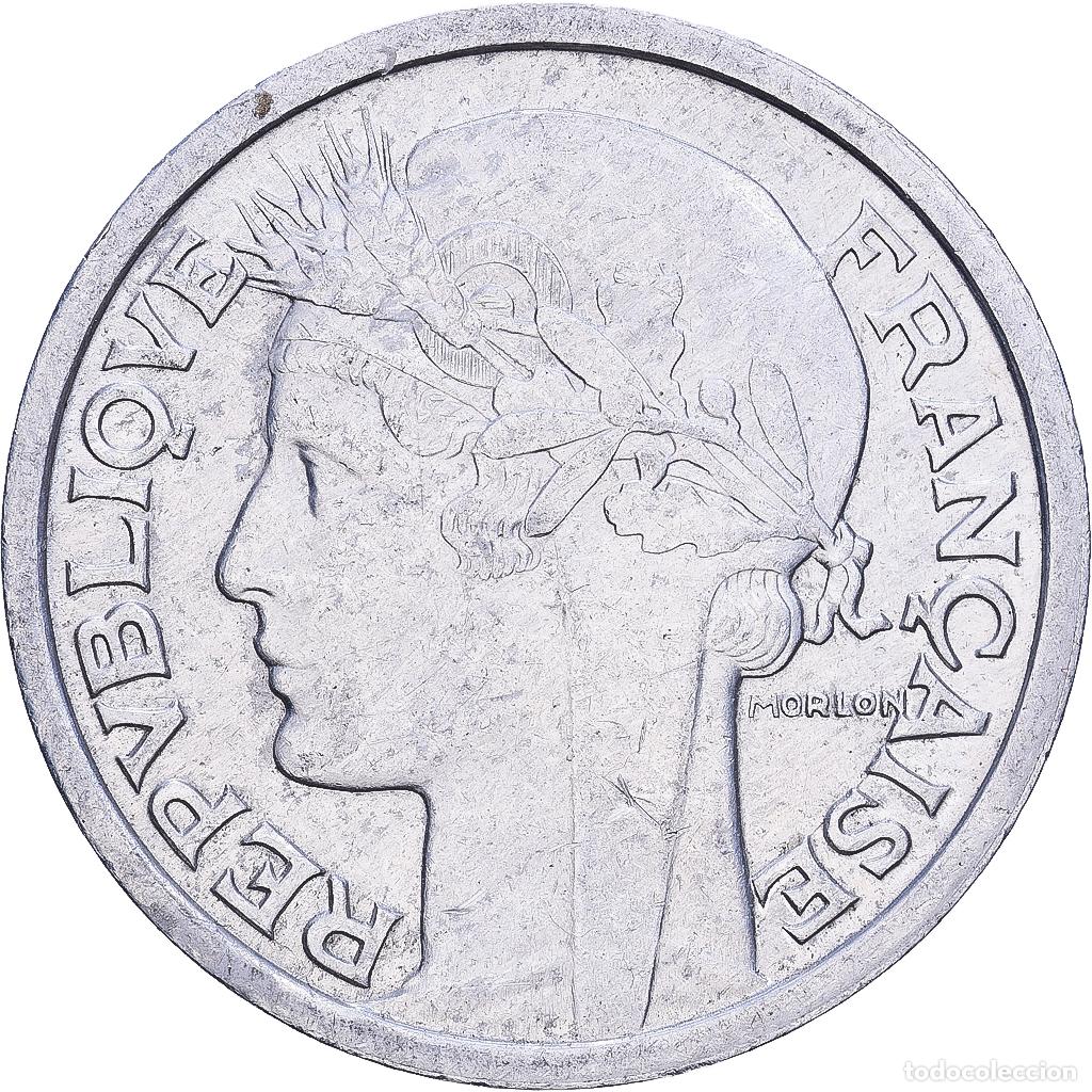Monedas antiguas de Europa: [#228717] Francia, 2 Francs, Morlon, 1941, Aluminio, MBC, KM:886a.1