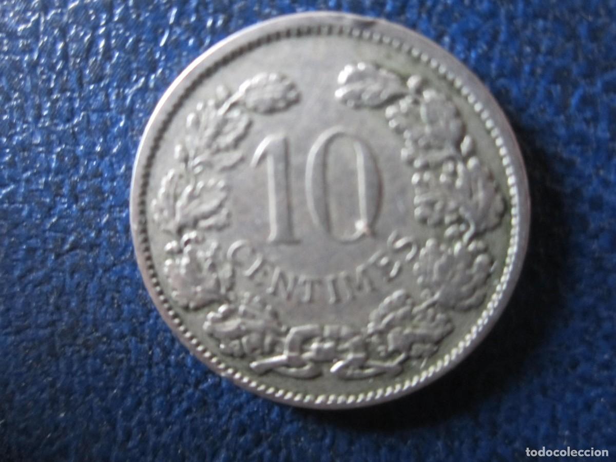 Old Coins of Europe: Luxemburgo 10 c&eacute;ntimos 1901