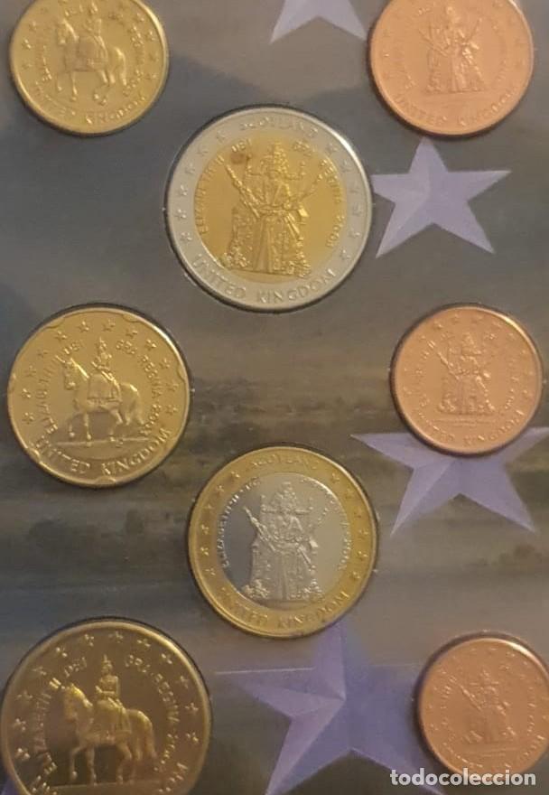 Monedas antiguas de Europa: UNITED KINGDOM 2003 EURO PATTERN/PROTOTYPE &ndash; COLECCI&Oacute;N 8 MONEDAS COMPLETA