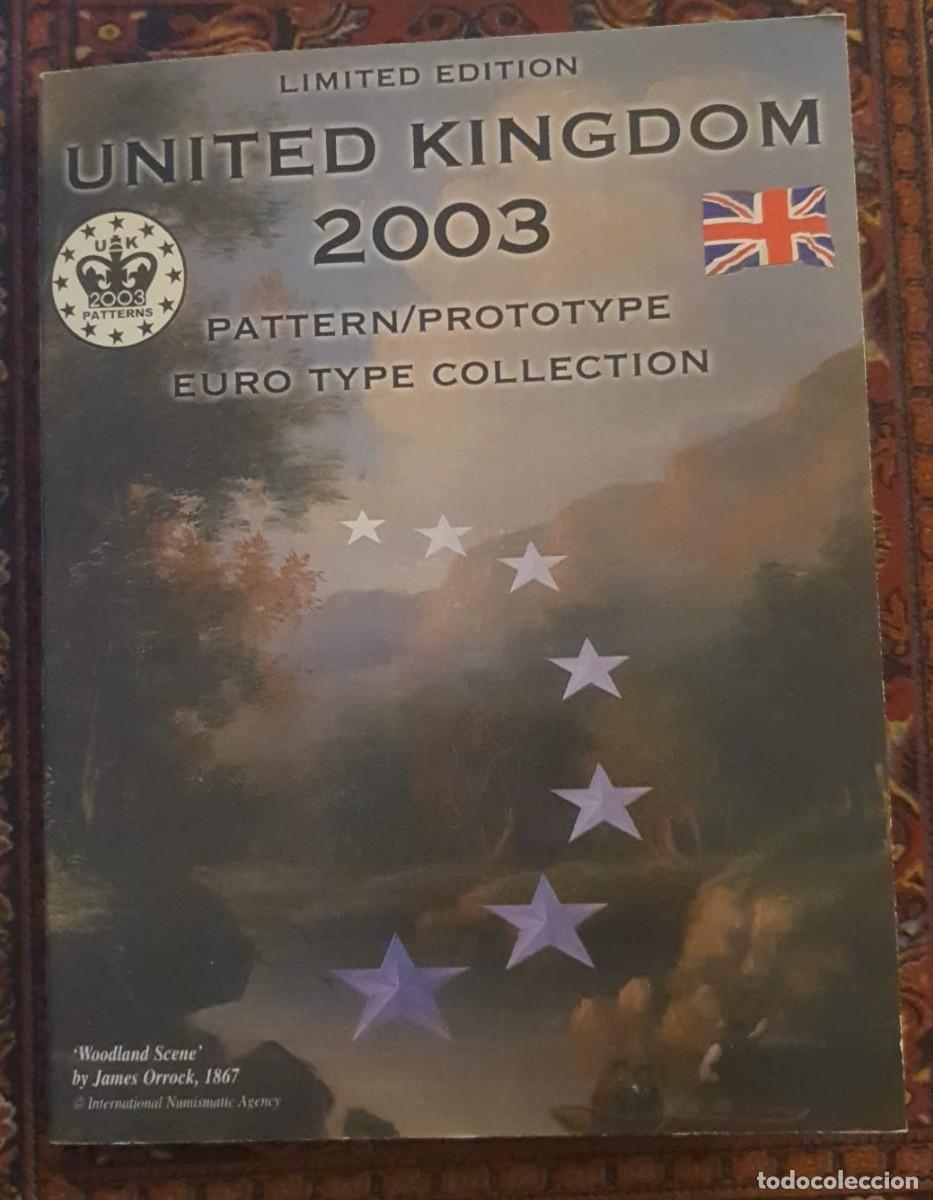 Monedas antiguas de Europa: UNITED KINGDOM 2003 EURO PATTERN/PROTOTYPE &ndash; COLECCI&Oacute;N 8 MONEDAS COMPLETA