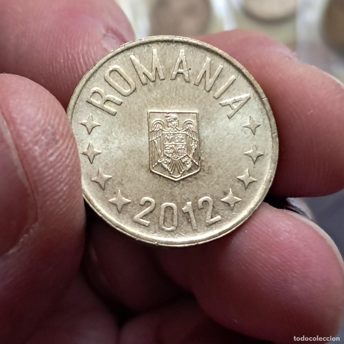 Monedas antiguas de Europa: MONEDA DE RUMAN&Iacute;A 50 BANI 2012 VF (&Aacute;guila sin corona) KM# 192, Sch&ouml;n# 208, N# 4768.