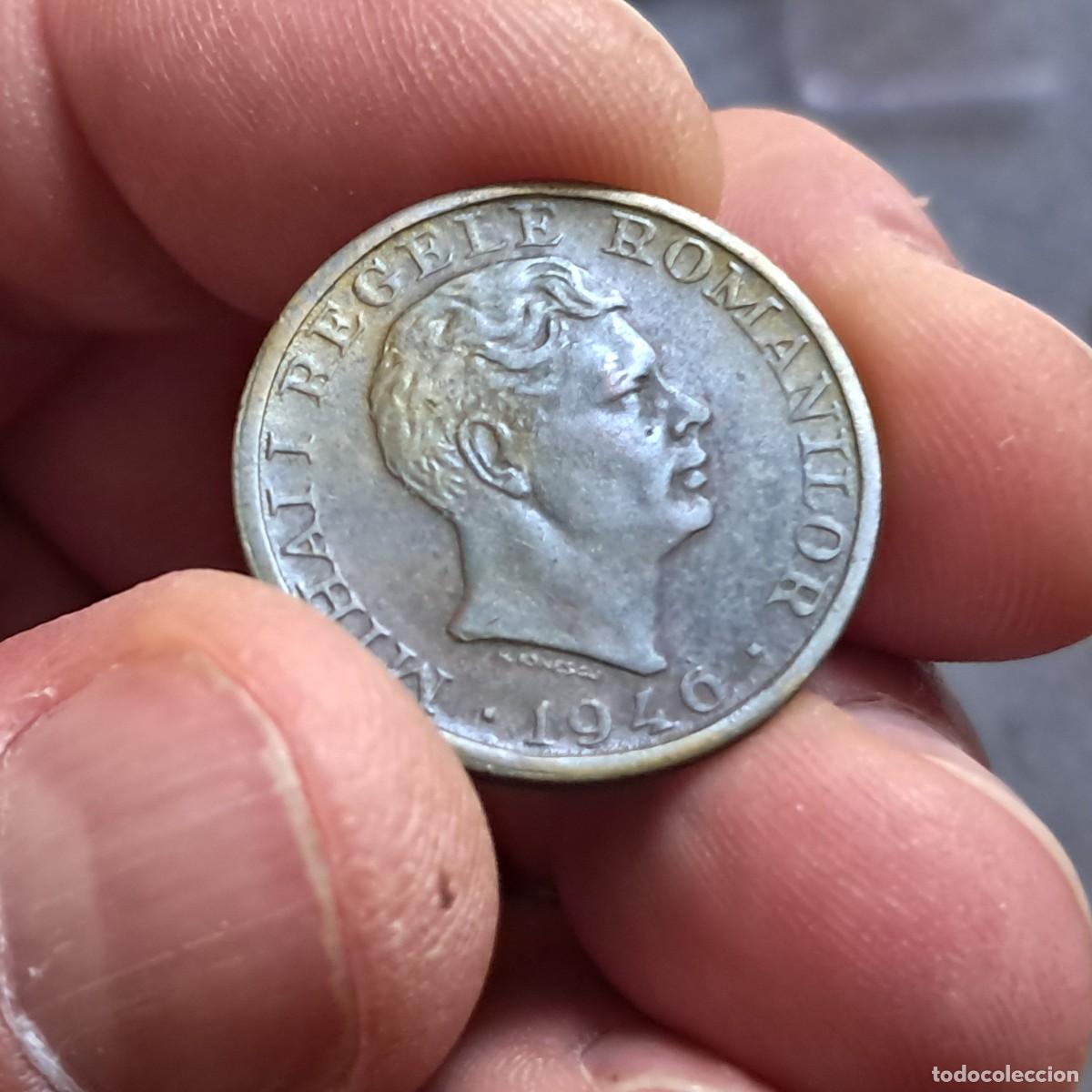 Old Coins of Europe: MONEDA DE RUMAN&Iacute;A 2000 LEI 1946 F - Miguel I KM# 69, Sch&ouml;n# 84, N# 5927.