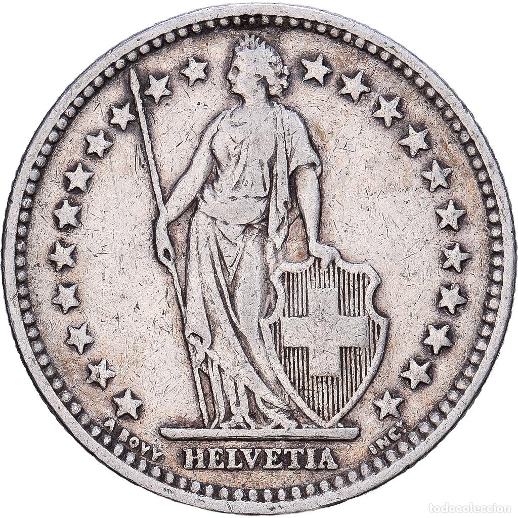 Monedas antiguas de Europa: [#1552090] Suiza, 2 Francs, 1906, Bern, Plata, BC+, KM:21