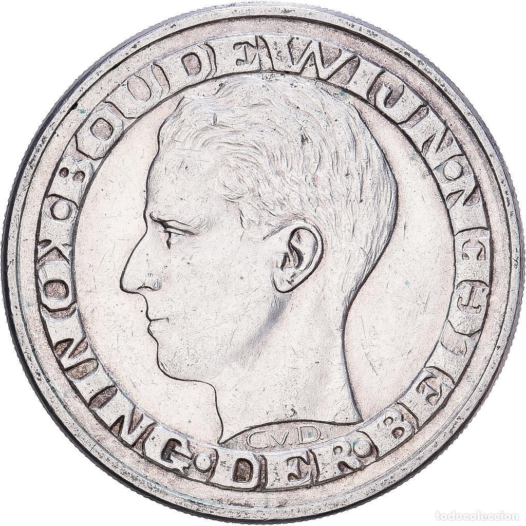 Monedas antiguas de Europa: [#1552091] B&eacute;lgica, Baudouin I, 50 Francs, 50 Frank, 1958, Brussels, Plata, EBC, KM:151.1