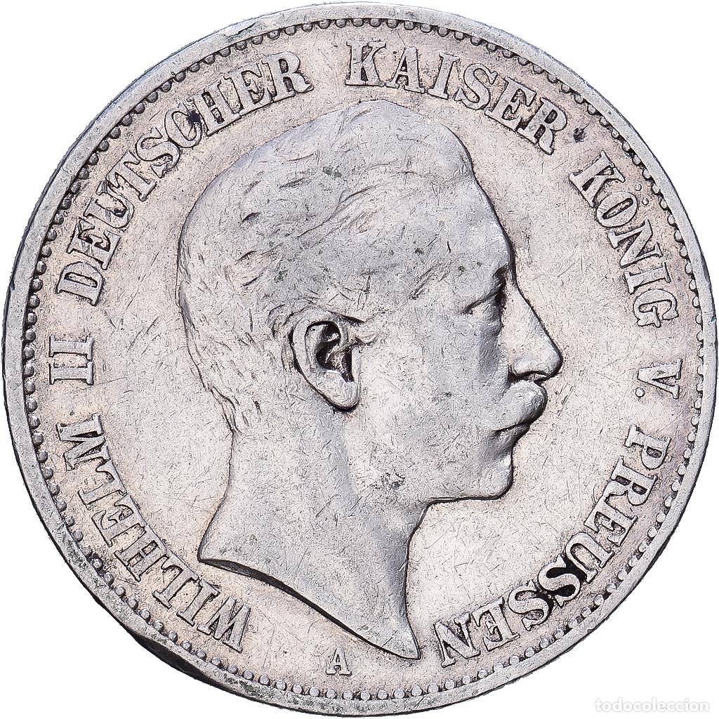 Monedas antiguas de Europa: [#1552099] Estados alemanes, PRUSSIA, Wilhelm II, 2 Mark, 1902, Berlin, Plata, MBC, KM:522