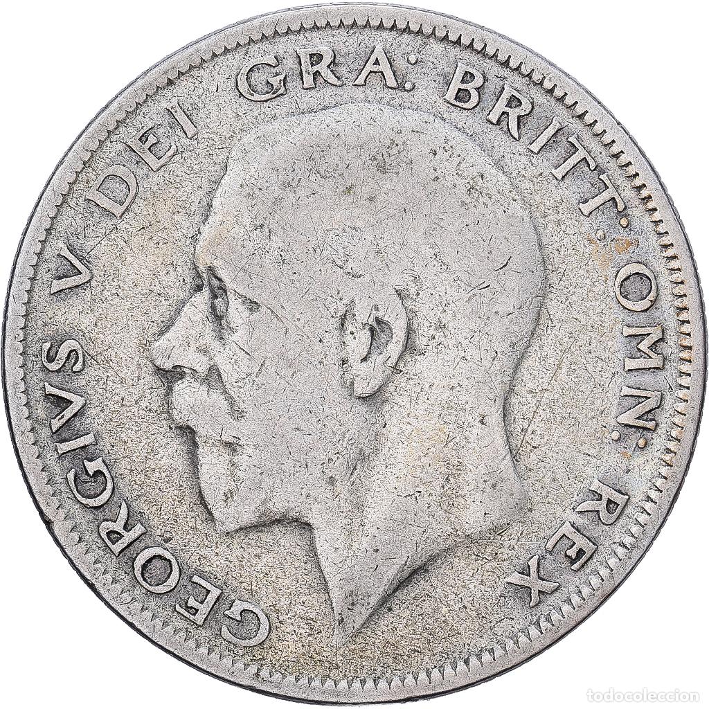 Monedas antiguas de Europa: [#1552110] Gran Breta&ntilde;a, George V, 1/2 Crown, 1929, Plata, BC+, KM:835