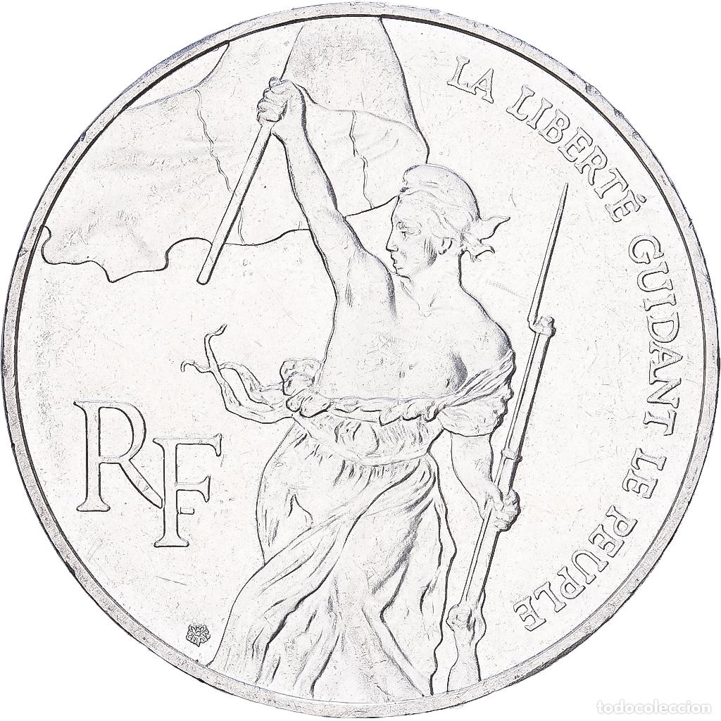 Monedas antiguas de Europa: [#1552125] Francia, 100 Francs, Libert&eacute; guidant le peuple, 1993, Paris, Plata, EBC