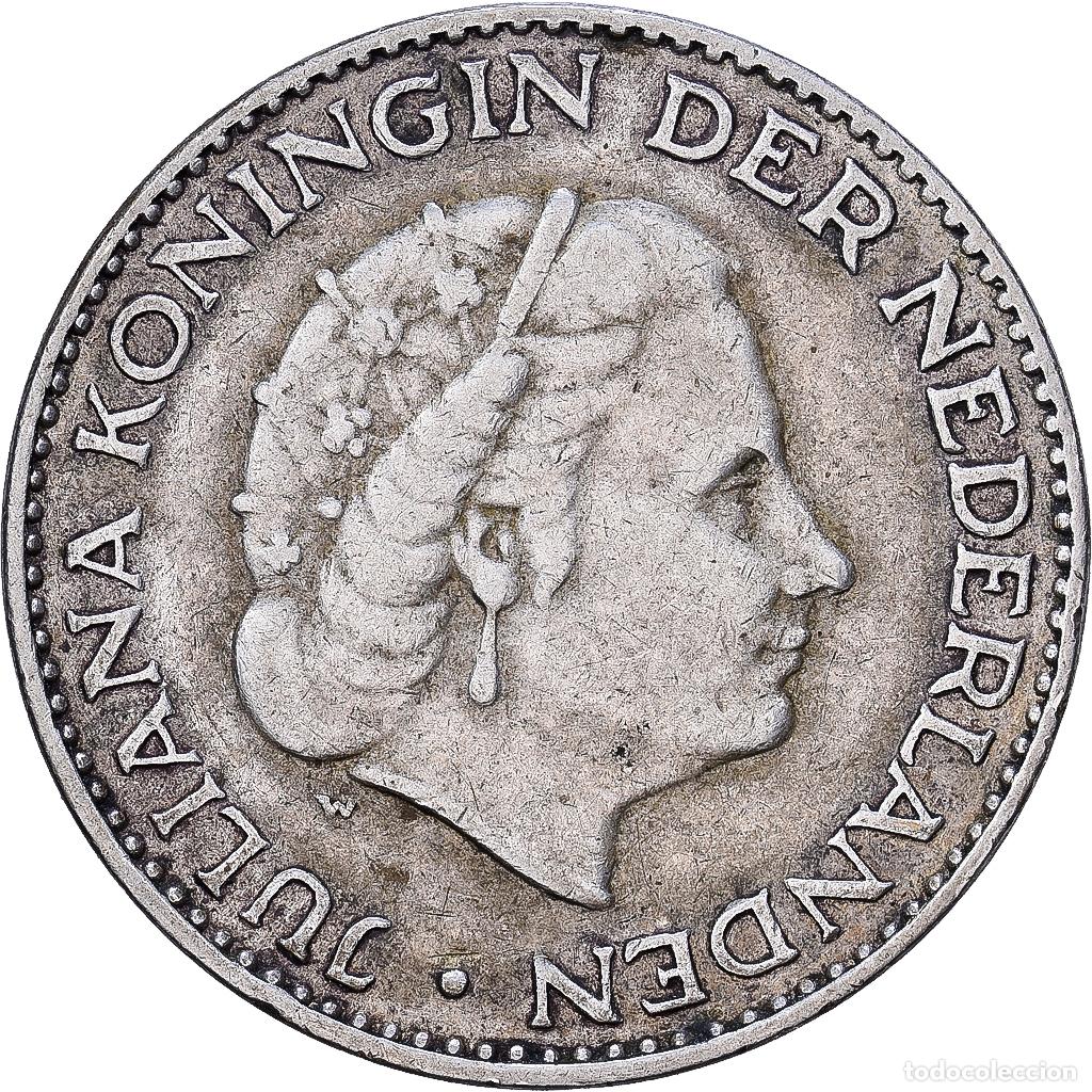 Monedas antiguas de Europa: [#1552131] Pa&iacute;ses Bajos, Juliana, Gulden, 1956, Plata, MBC+, KM:184