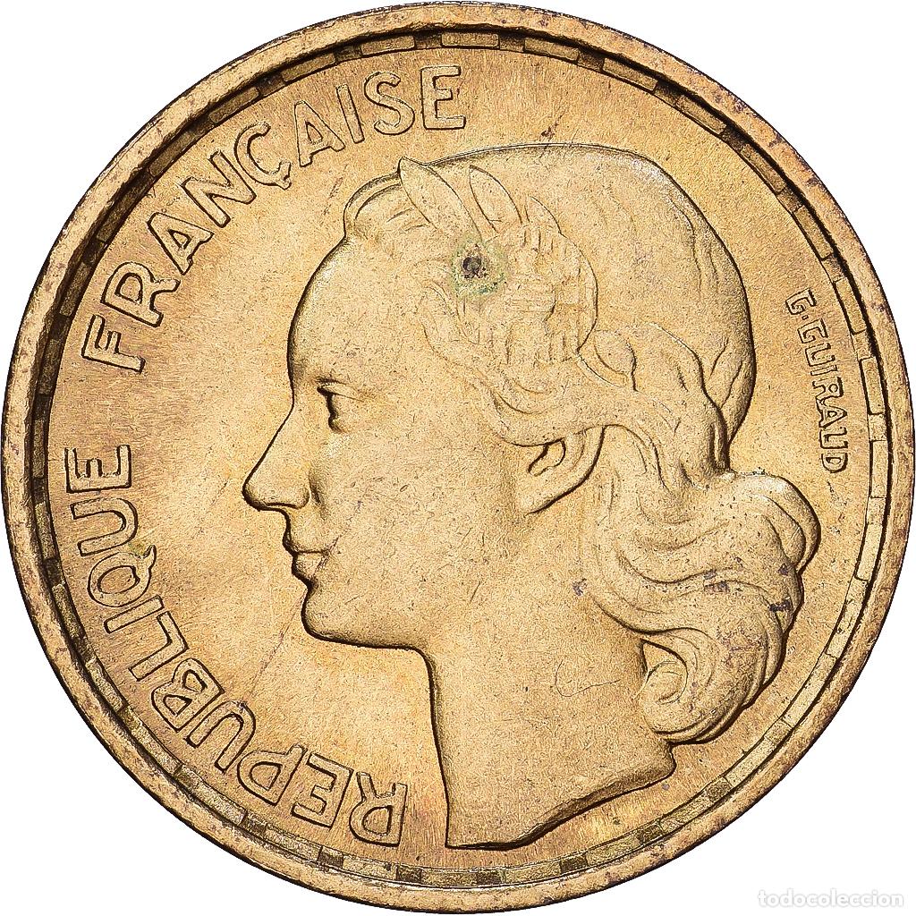 Monedas antiguas de Europa: [#1546362] Francia, 10 Francs, Guiraud, 1955, MDP, Aluminio - bronce, EBC, KM:915