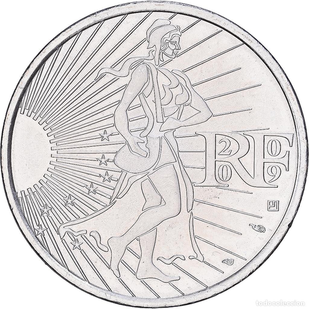 Monedas antiguas de Europa: [#1546358] Francia, 10 Euro, Semeuse, 2009, MDP, Plata, SC