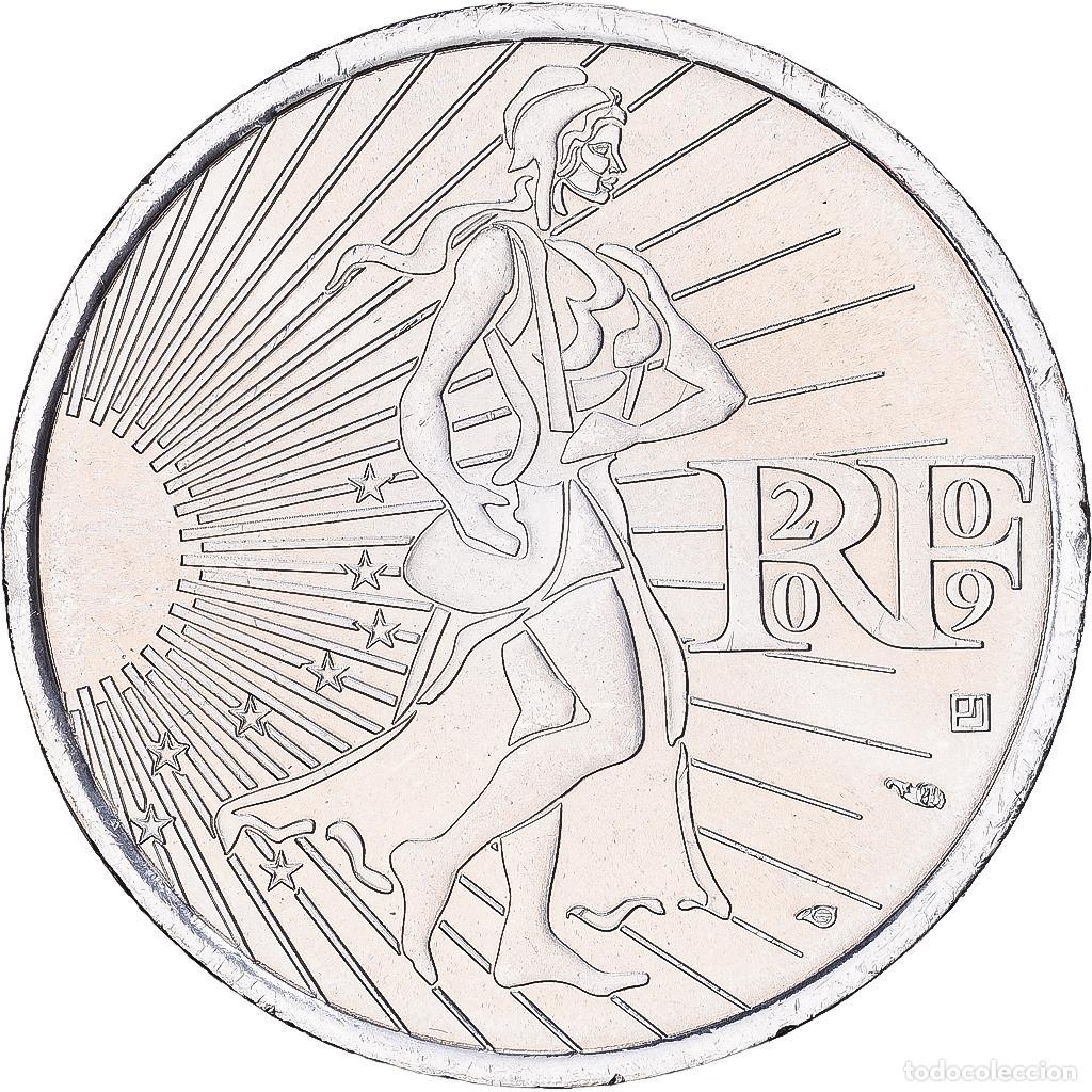 Monedas antiguas de Europa: [#1546356] Francia, 10 Euro, Semeuse, 2009, MDP, Plata, SC