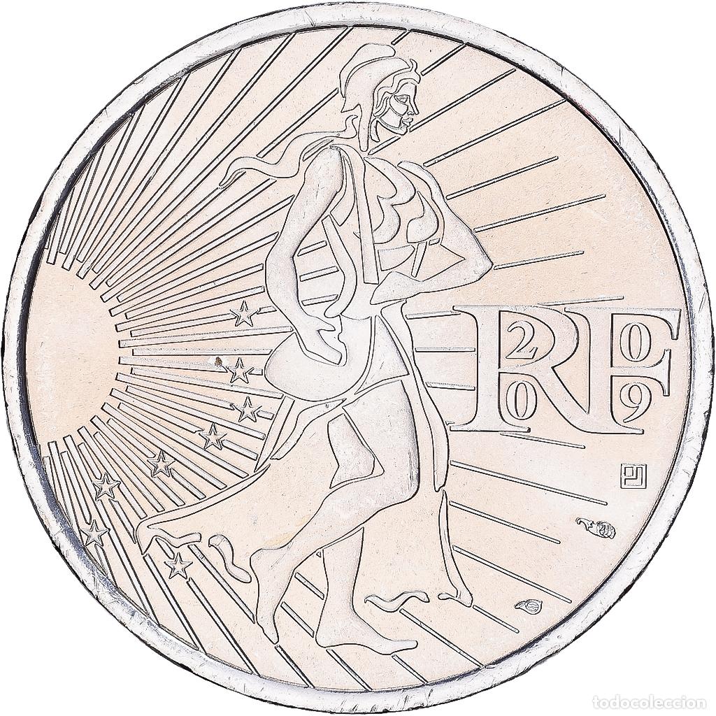 Monedas antiguas de Europa: [#1546357] Francia, 10 Euro, Semeuse, 2009, MDP, Plata, SC