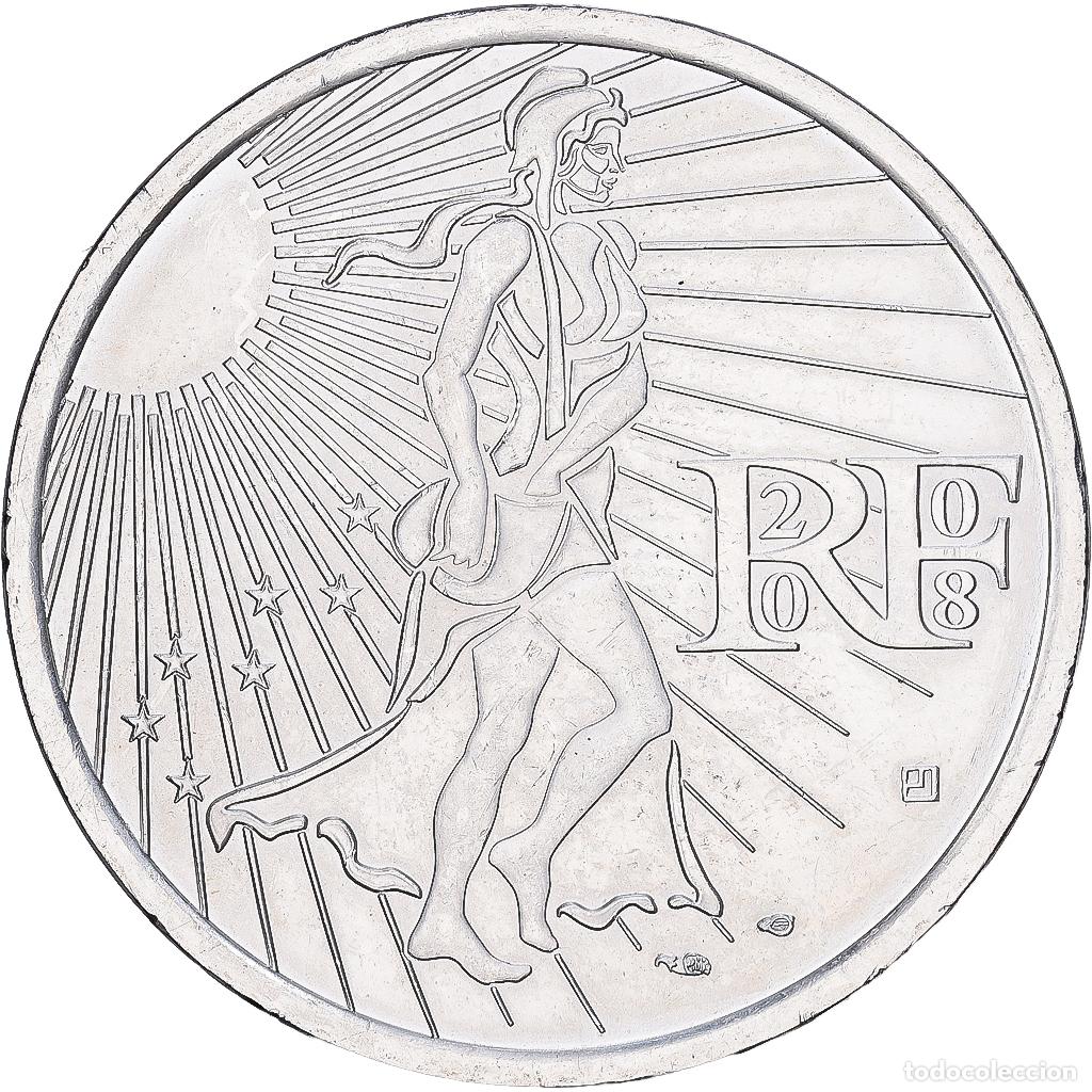 Monedas antiguas de Europa: [#1546359] Francia, 15 Euro, Semeuse, 2008, MDP, Plata, SC