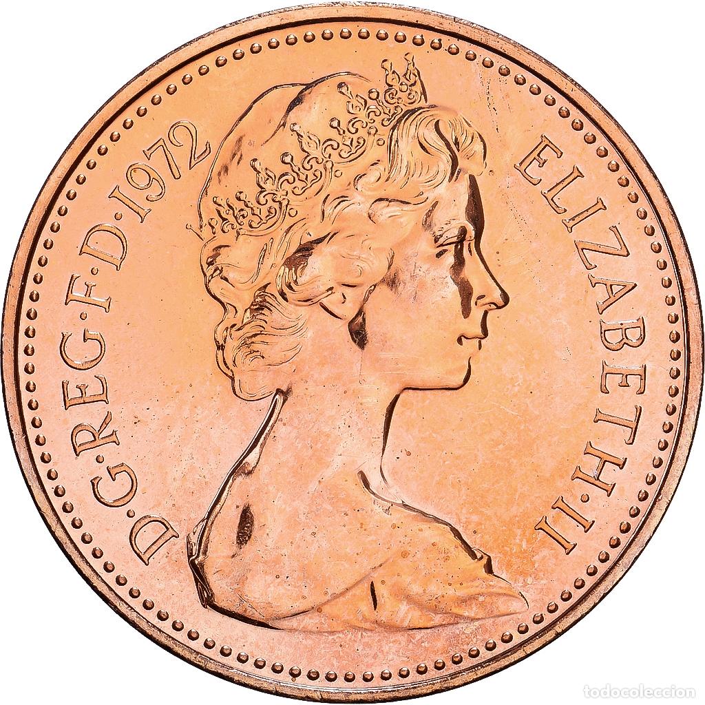 Monedas antiguas de Europa: [#1552157] Gran Breta&ntilde;a, Elizabeth II, New Penny, 1972, British Royal Mint, BU, Bronce
