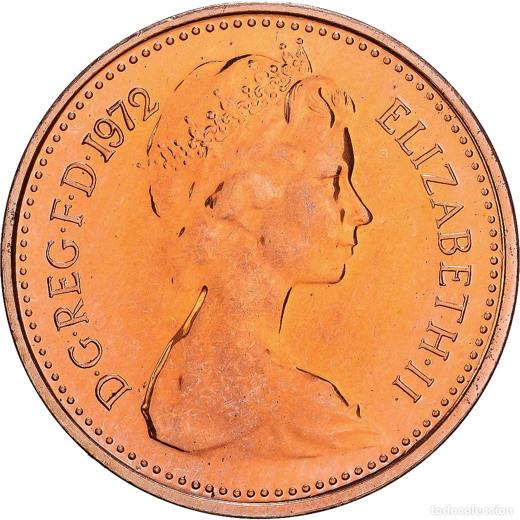 Monedas antiguas de Europa: [#1552156] Gran Breta&ntilde;a, Elizabeth II, 1/2 New Penny, 1972, BU, Bronce, FDC, KM:914