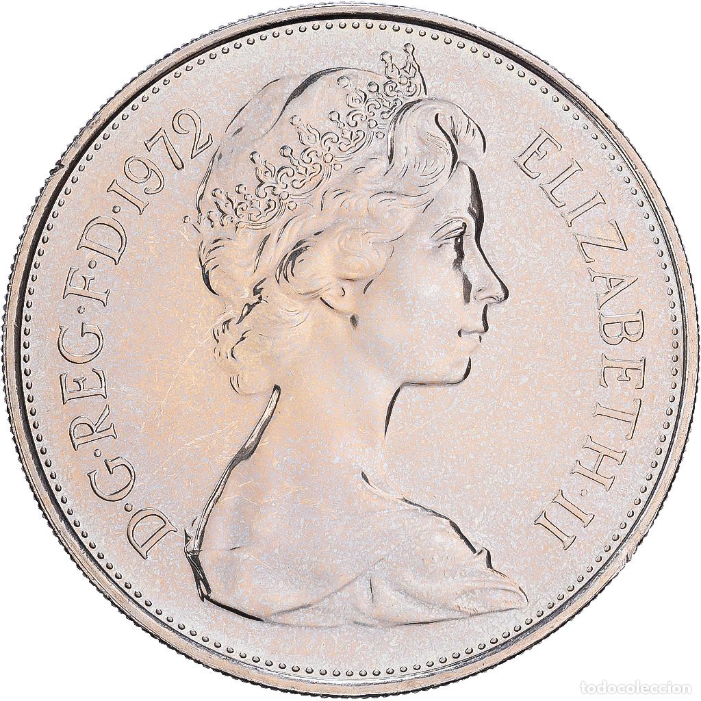 Monedas antiguas de Europa: [#1552160] Gran Breta&ntilde;a, Elizabeth II, 10 New Pence, 1972, BU, Cobre - n&iacute;quel, FDC