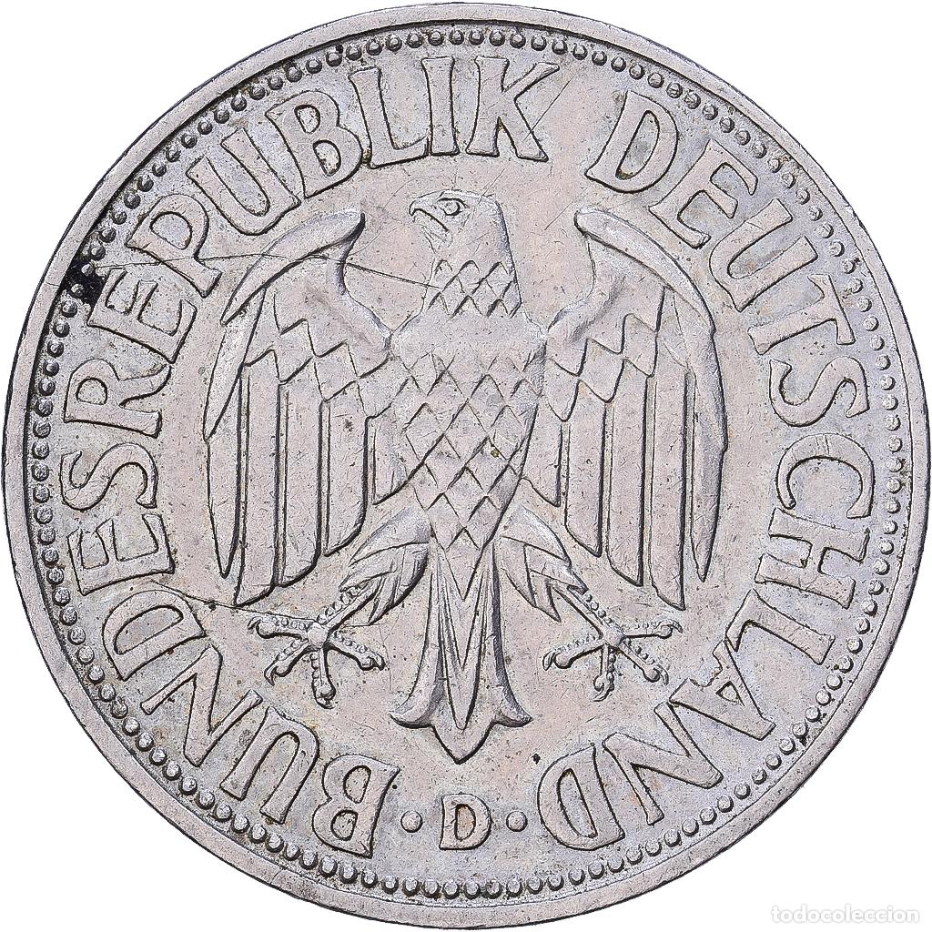 Monedas antiguas de Europa: [#1552194] ALEMANIA - REP&Uacute;BLICA FEDERAL, Mark, 1950, Munich, Cobre - n&iacute;quel, MBC, KM:110