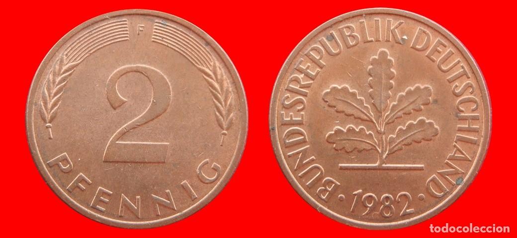 Monedas antiguas de Europa: 2 PFENNIG 1982-F BRD ALEMANIA-155013