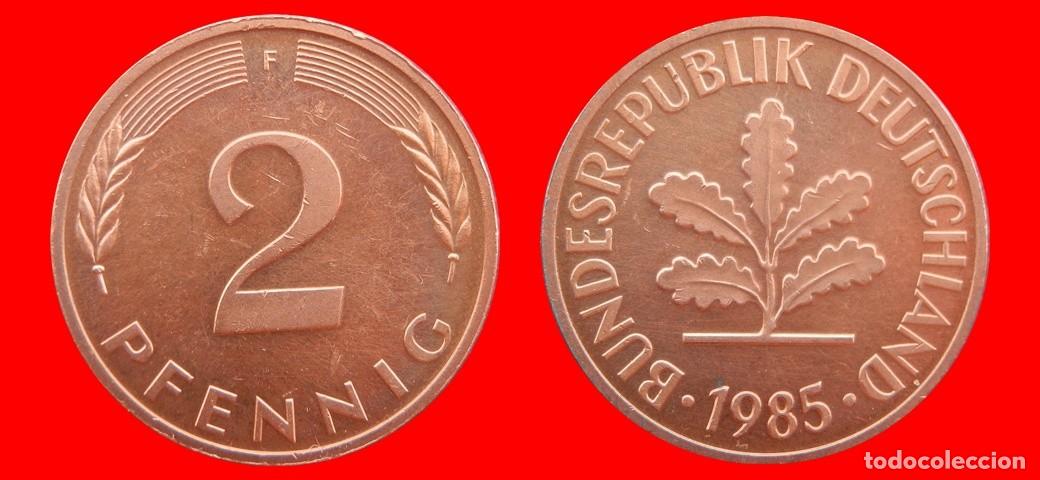 Monedas antiguas de Europa: 2 PFENNIG 1985-F BRD ALEMANIA-155018