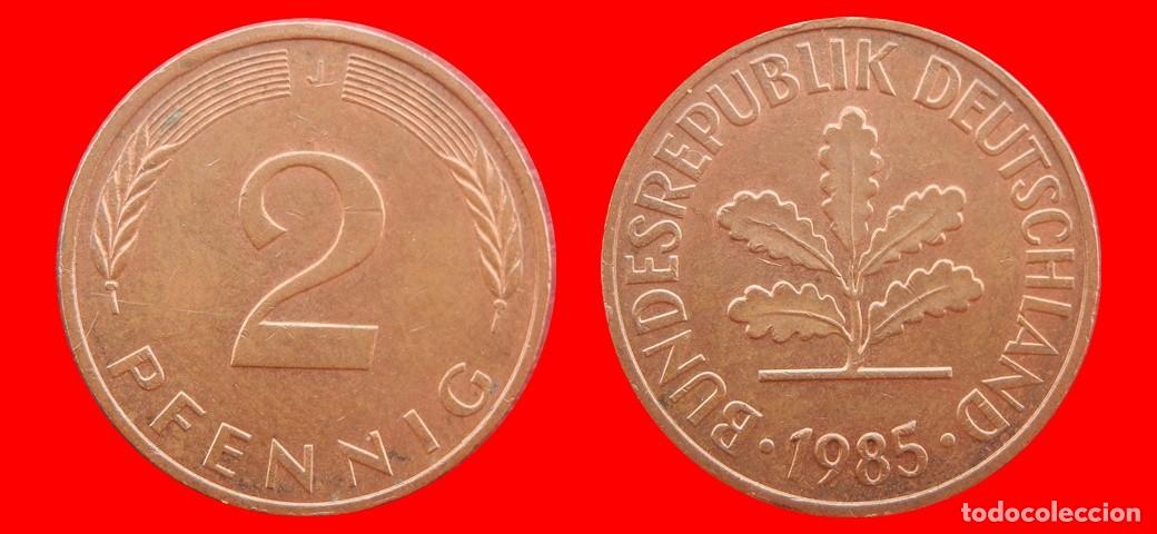 Monedas antiguas de Europa: 2 PFENNIG 1985-J BRD ALEMANIA-155020