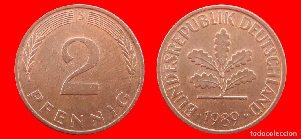 Monedas antiguas de Europa: 2 PFENNIG 1989-D BRD ALEMANIA-155029