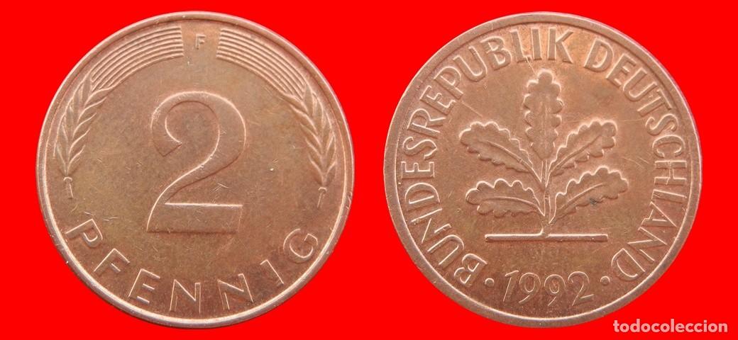 Monedas antiguas de Europa: 2 PFENNIG 1992-F BRD ALEMANIA-155034