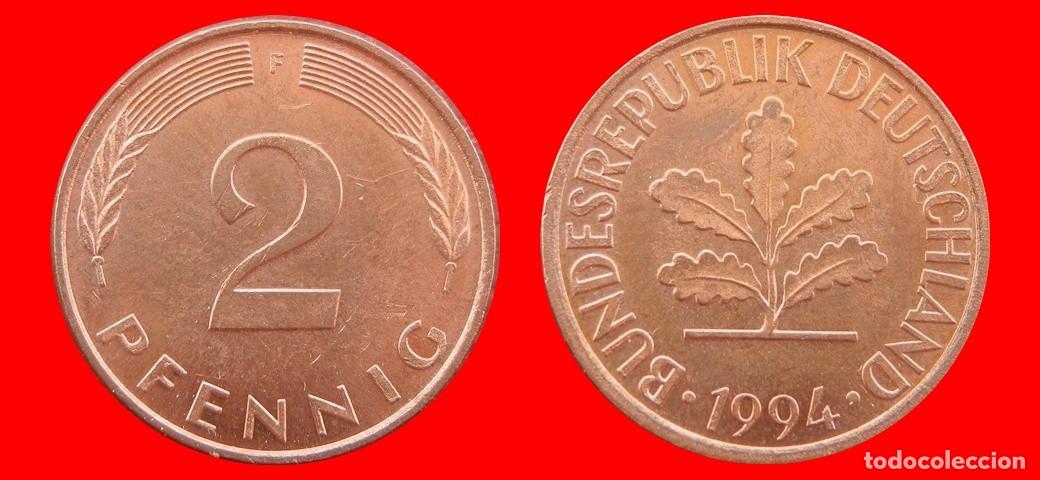 Monedas antiguas de Europa: 2 PFENNIG 1994-F BRD ALEMANIA-155040