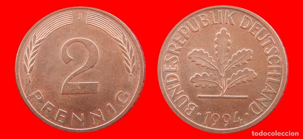 Monedas antiguas de Europa: 2 PFENNIG 1994-J BRD ALEMANIA-155042