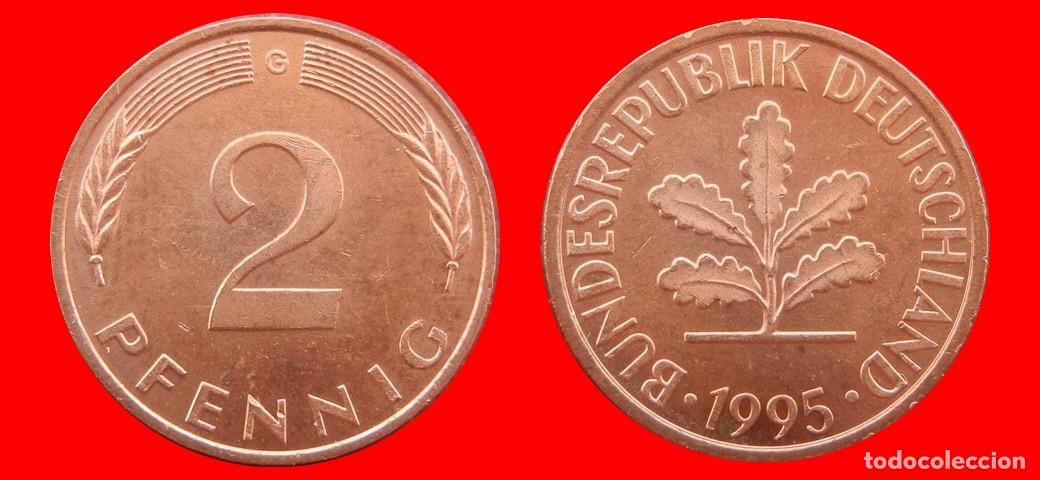 Monedas antiguas de Europa: 2 PFENNIG 1995-G BRD ALEMANIA-155043
