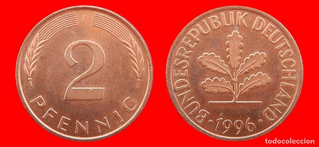 Monedas antiguas de Europa: 2 PFENNIG 1996-F BRD ALEMANIA-155045
