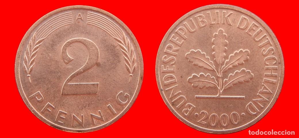 Monedas antiguas de Europa: 2 PFENNIG 2000-A BRD ALEMANIA-155047