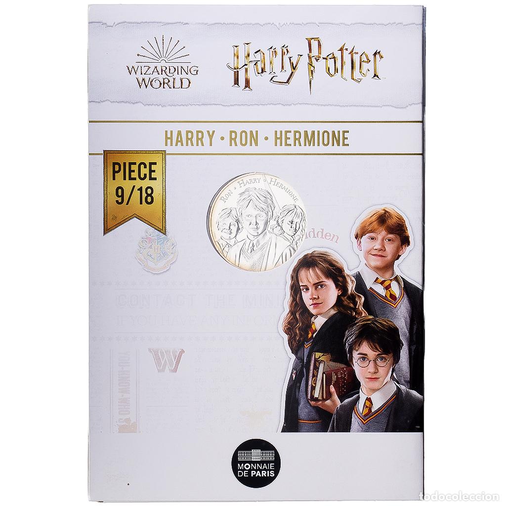 Monedas antiguas de Europa: [#1546398] Francia, 10 Euro, Harry - Ron - Hermione 9/18, 2021, MDP, Vell&oacute;n, SC, KM:2961