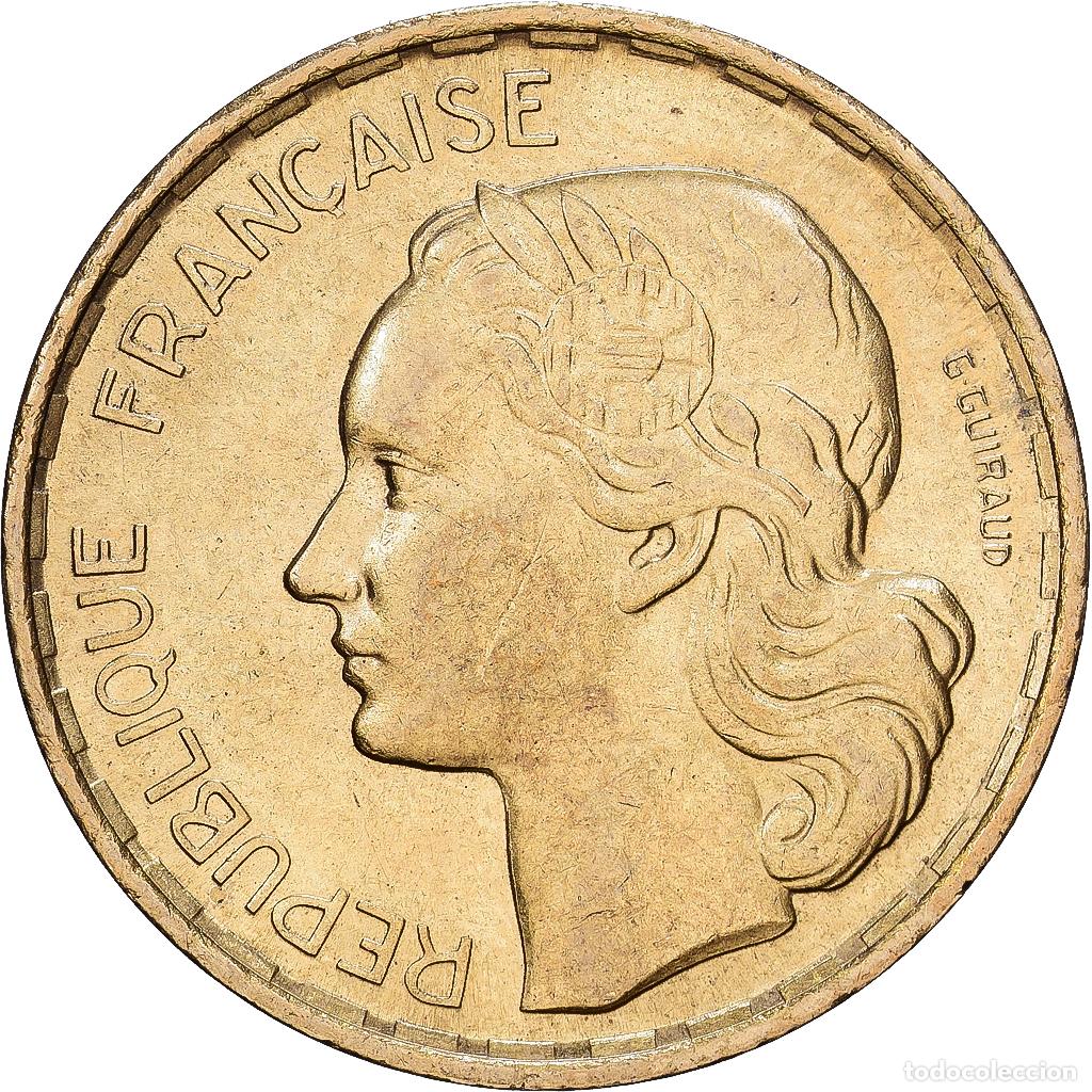 Monedas antiguas de Europa: [#1546448] Francia, 20 Francs, Guiraud, 1953, MDP, Cobre - aluminio, EBC+, Gadoury:865
