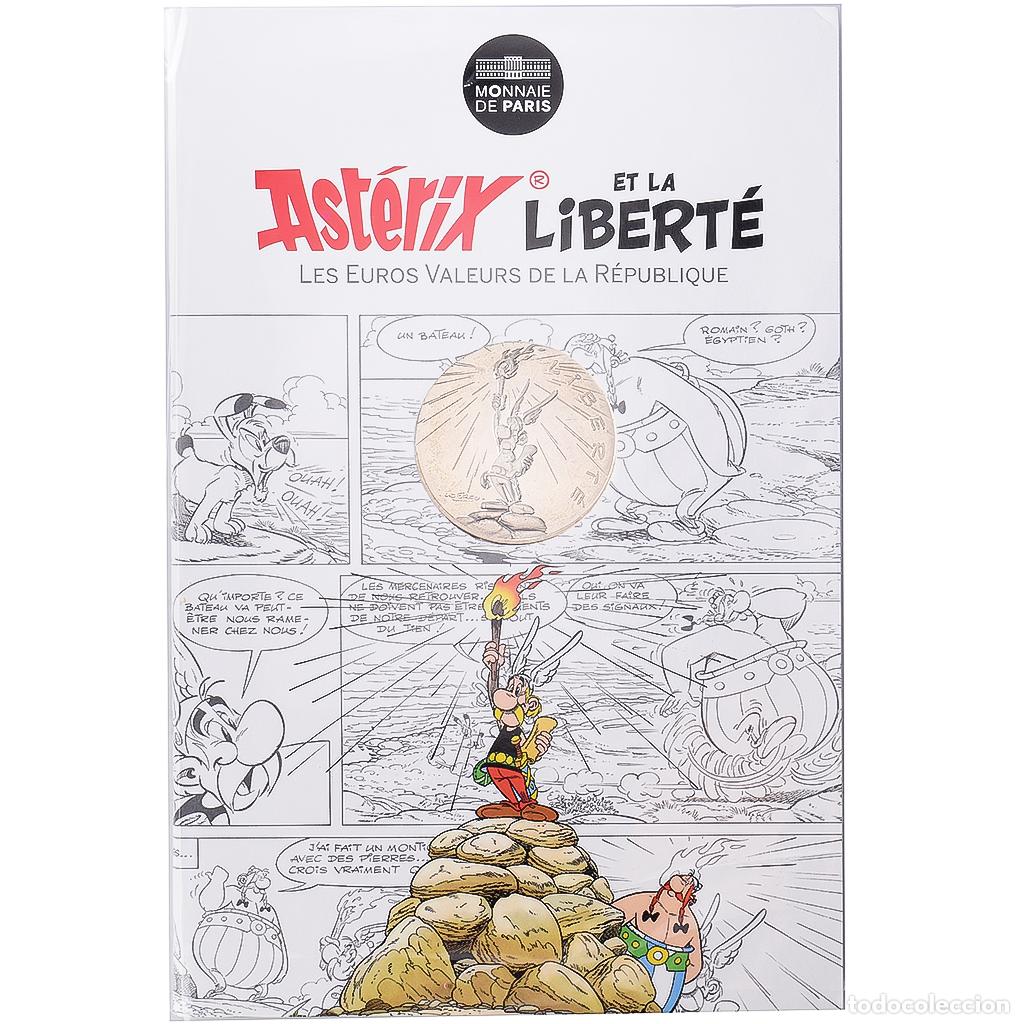 Monedas antiguas de Europa: [#1546424] Francia, 10 Euro, Asterix Libert&eacute; (La grande travers&eacute;e), 2015, MDP, Vell&oacute;n