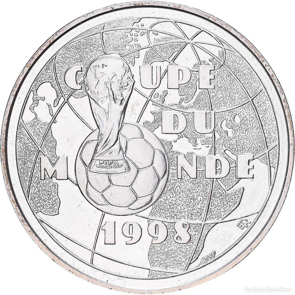 Monedas antiguas de Europa: [#1546437] Francia, 1 Franc, Coupe du Monde 1998, 1998, MDP, Plata, SC, KM:1211
