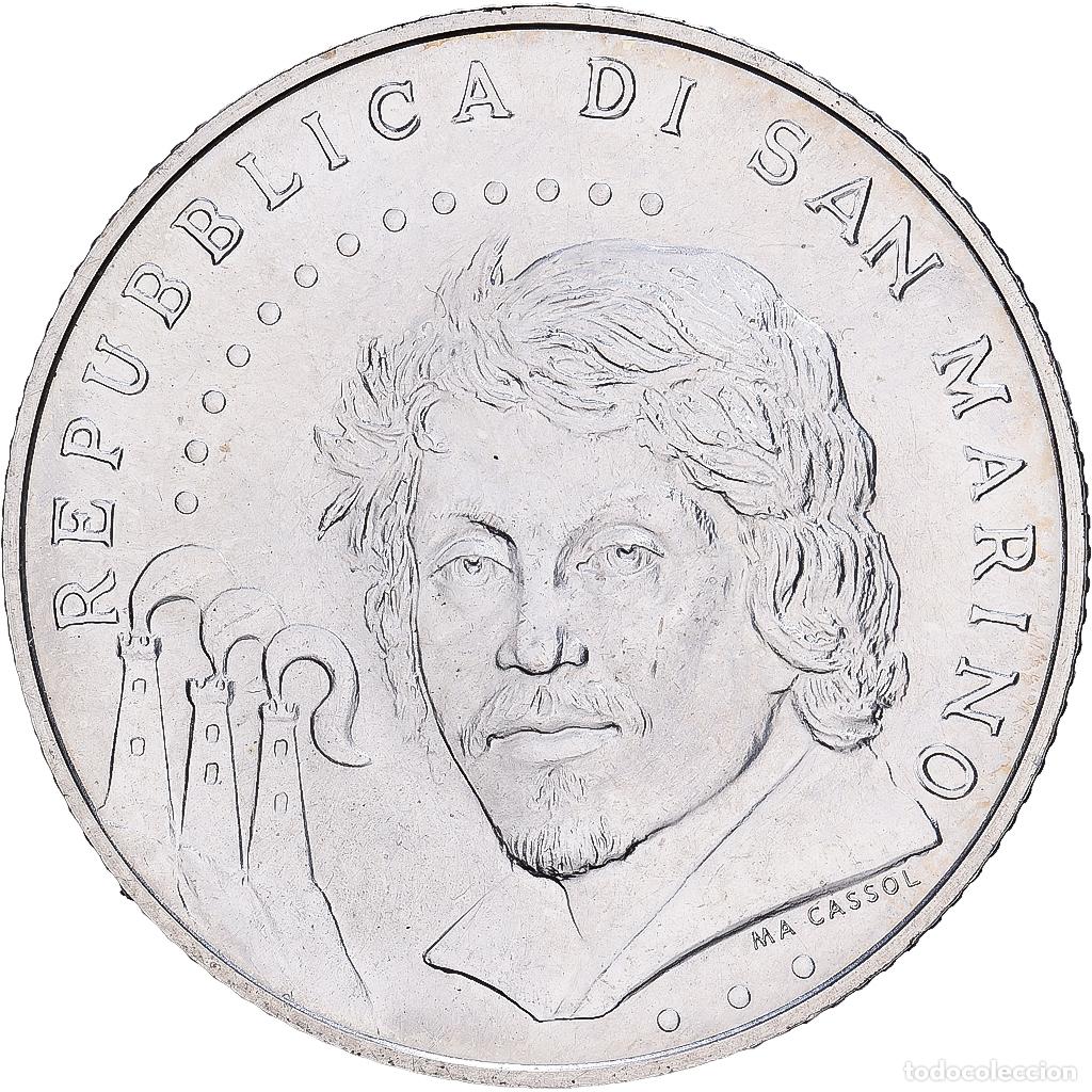 Monedas antiguas de Europa: [#1546435] San Marino, 5 Euro, Caravaggio, 2010, Rome, Plata, EBC, KM:496