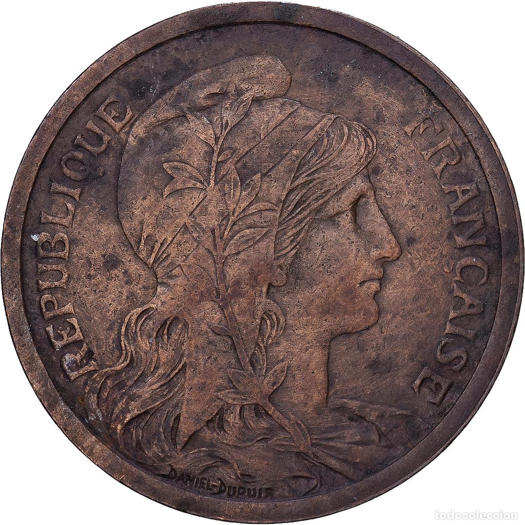 Monedas antiguas de Europa: [#1546512] Francia, 2 Centimes, Daniel-Dupuis, 1899, MDP, Bronce, MBC, Gadoury:107