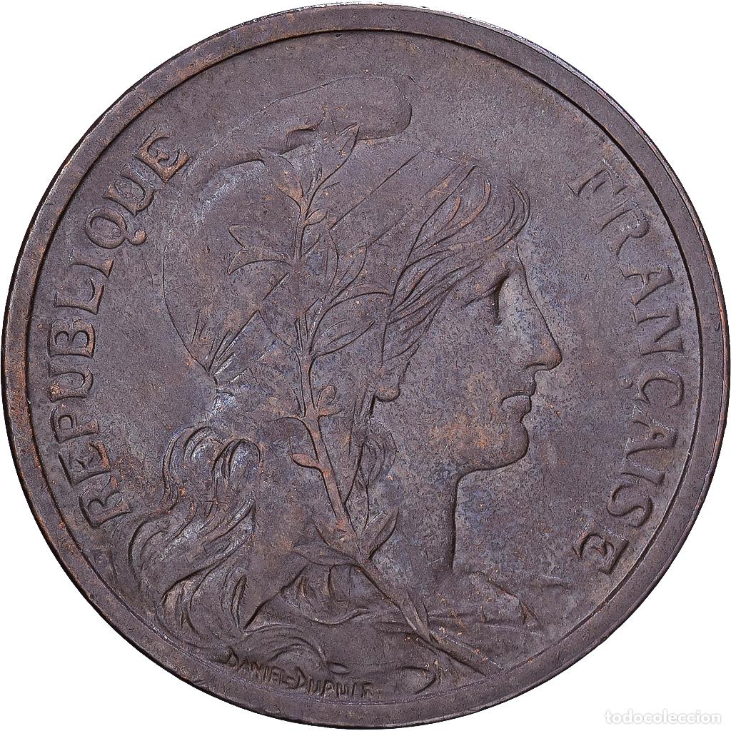 Monedas antiguas de Europa: [#1546515] Francia, 2 Centimes, Daniel-Dupuis, 1903, MDP, Bronce, MBC+, Gadoury:107