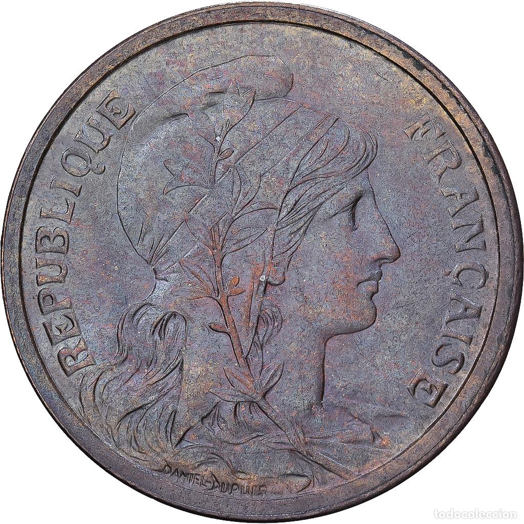 Monedas antiguas de Europa: [#1546522] Francia, 2 Centimes, Daniel-Dupuis, 1914, MDP, Bronce, MBC+, Gadoury:107