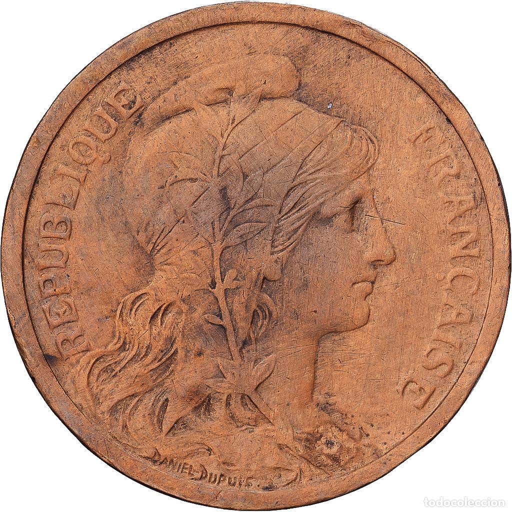 Monedas antiguas de Europa: [#1546529] Francia, 2 Centimes, Daniel-Dupuis, 1898, MDP, Bronce, MBC, Gadoury:107