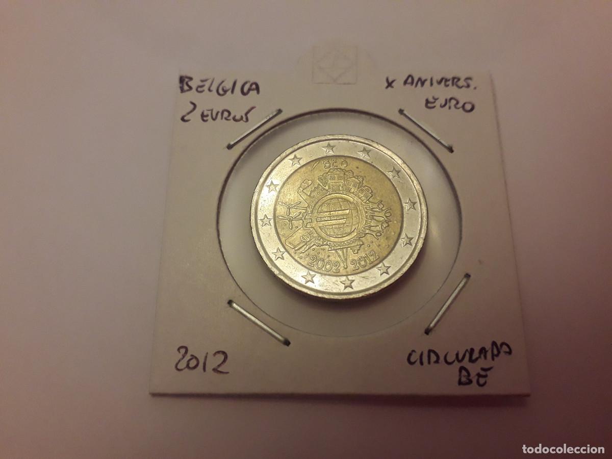 Monedas antiguas de Europa: 003808NUM-X0050-Belgica - 2 &euro; -2012 - X aniversario euro - encartonada