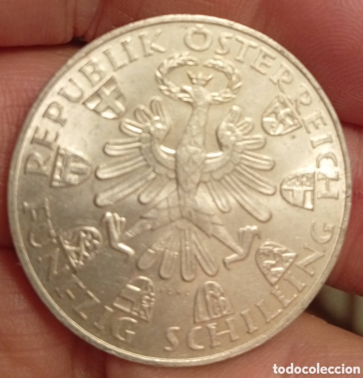 Monedas antiguas de Europa: Austria Moneda de plata 50 chelines - Foto 2