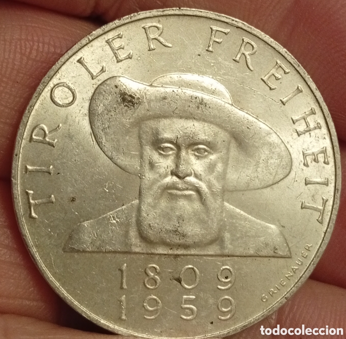 Monedas antiguas de Europa: Moneda de plata Austria 50 chelines