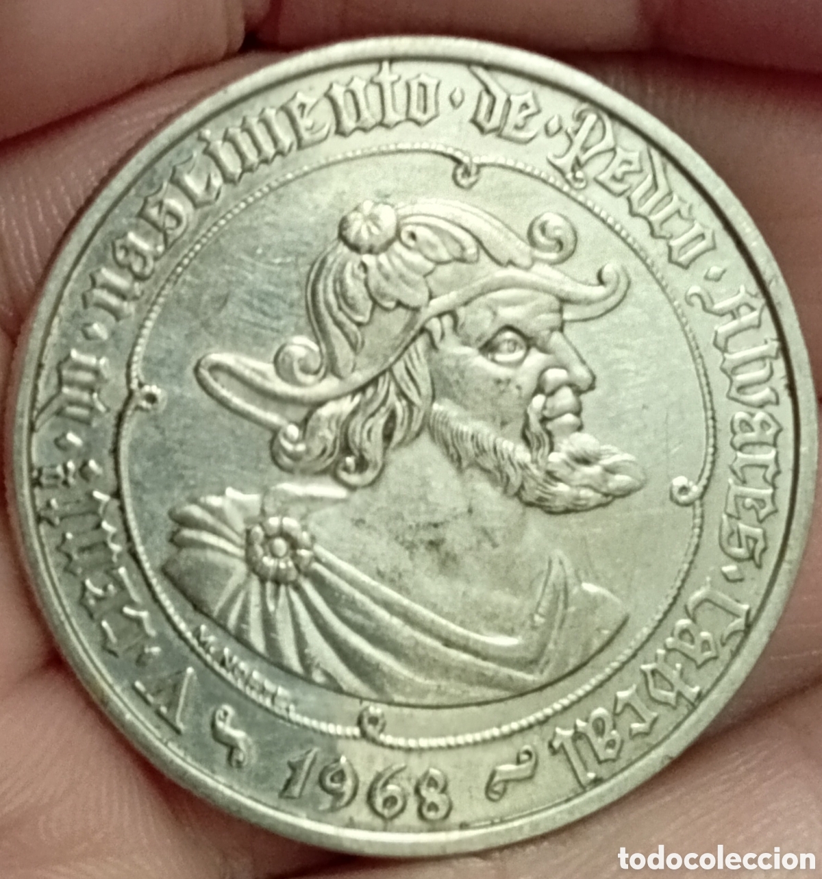 Monedas antiguas de Europa: Portugal moneda de plata de 50 escudos a&ntilde;o 1968