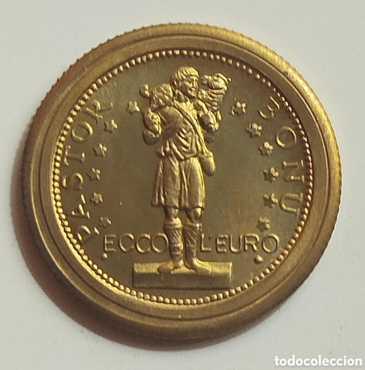 Monedas antiguas de Europa: Moneda 20 C&eacute;ntimos Ecco Euro Prueba 2000 Juan Pablo II