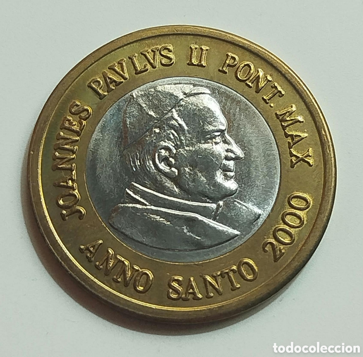 Monedas antiguas de Europa: Moneda 2 Euros Ecco Prueba 2000 Juan Pablo II