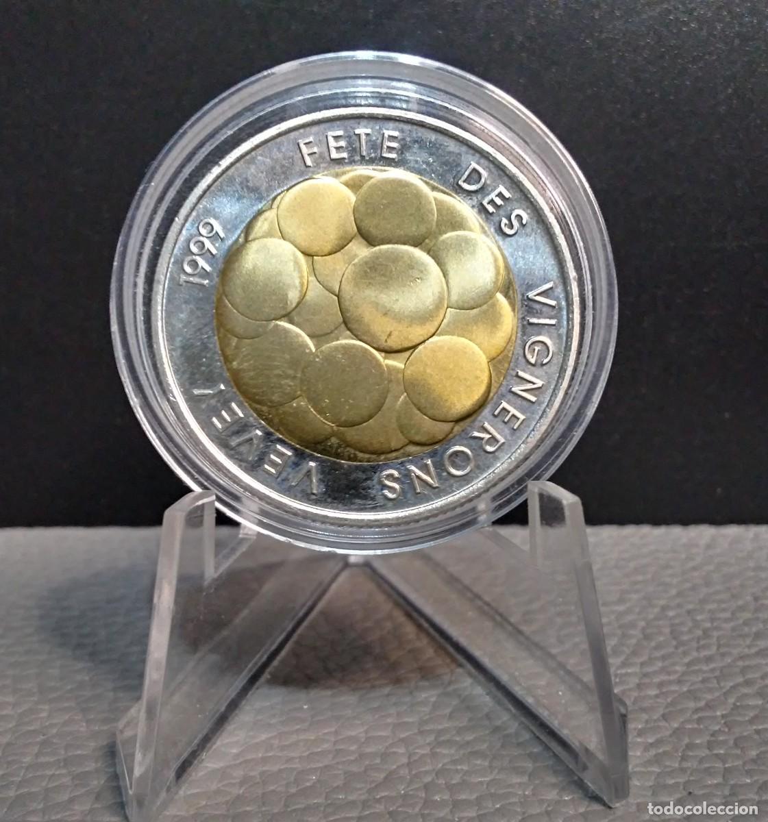Monedas antiguas de Europa: SUIZA 5 FRANCOS / FRANCS 1999 KM#86 SC UNC FESTIVAL DEL VINO.