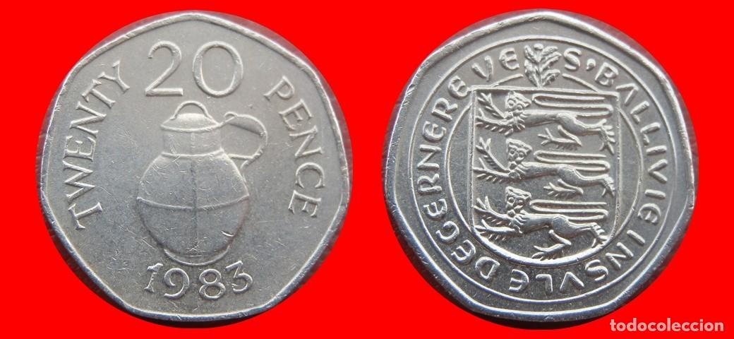 Monedas antiguas de Europa: 20 PENIQUES PENCE 1983 GUERNESEY-155093