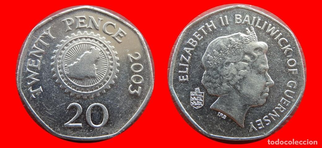 Monedas antiguas de Europa: 20 PENIQUES PENCE 2003 GUERNESEY-155097